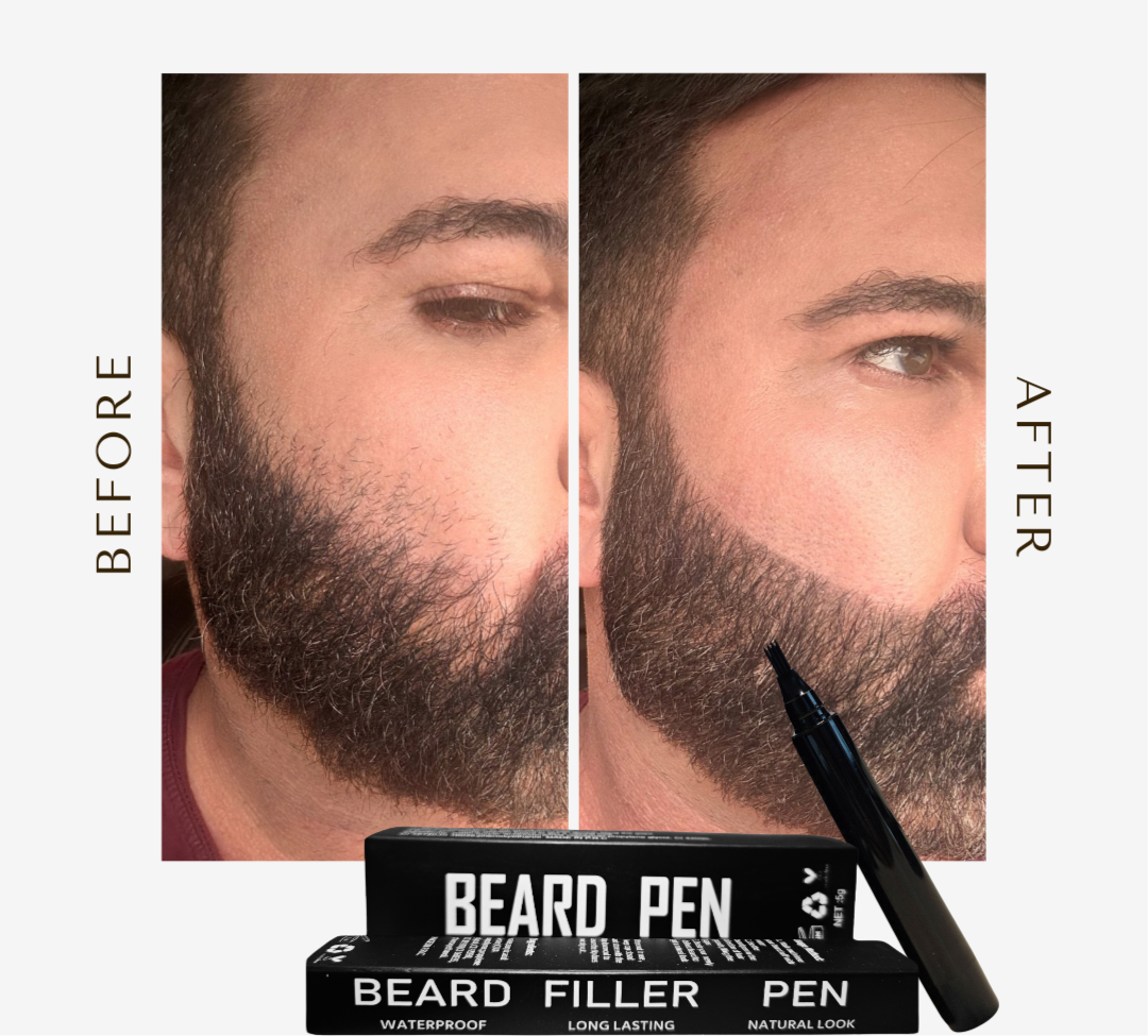 Beard Filler Pen ➕ Brush Set