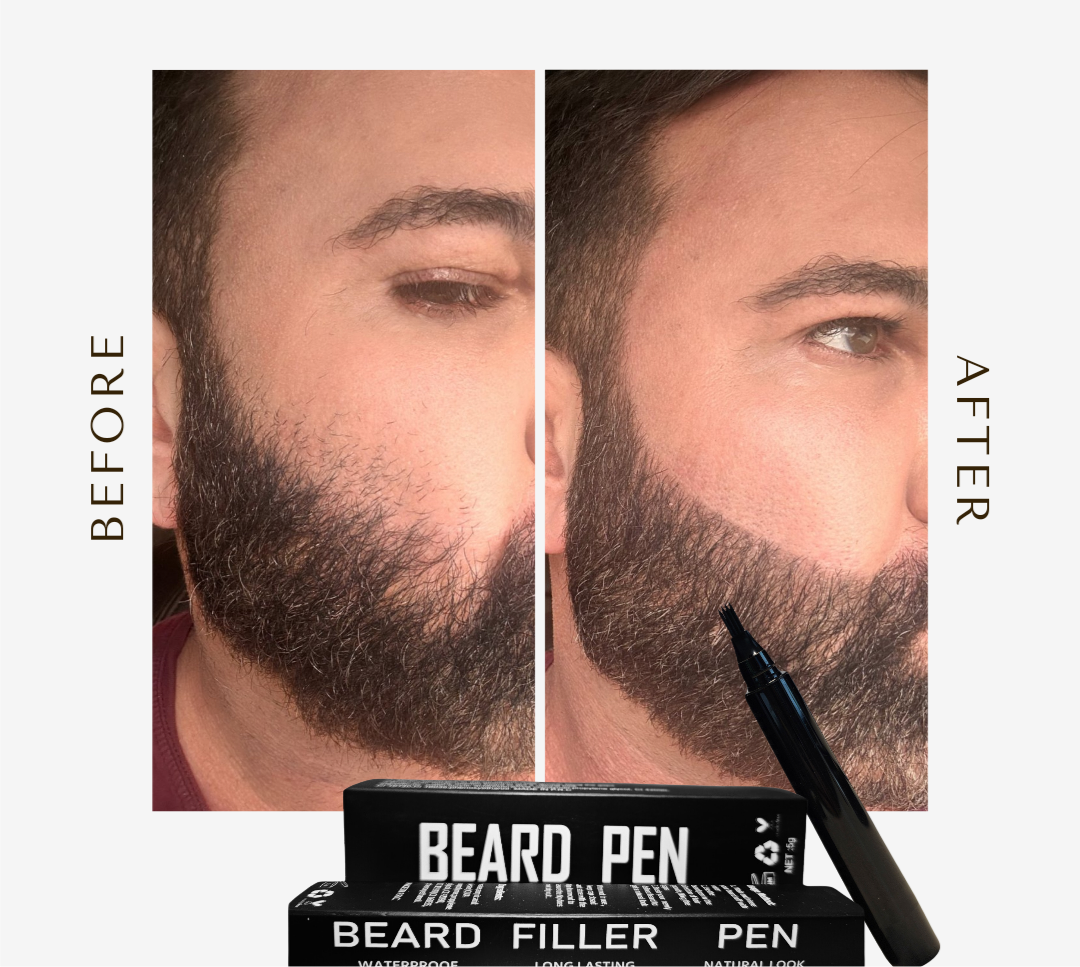 3 Beard Filler Pens + 1 Free Beard Pen Filler & Brush