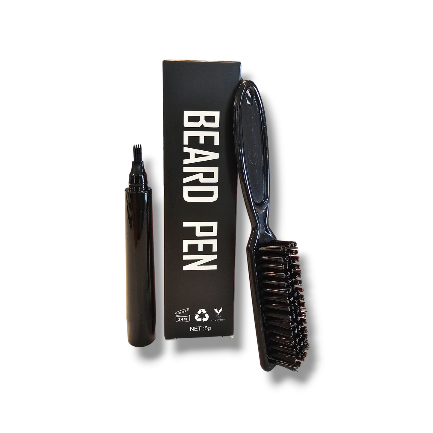 Beard Filler Pen ➕ Brush Set