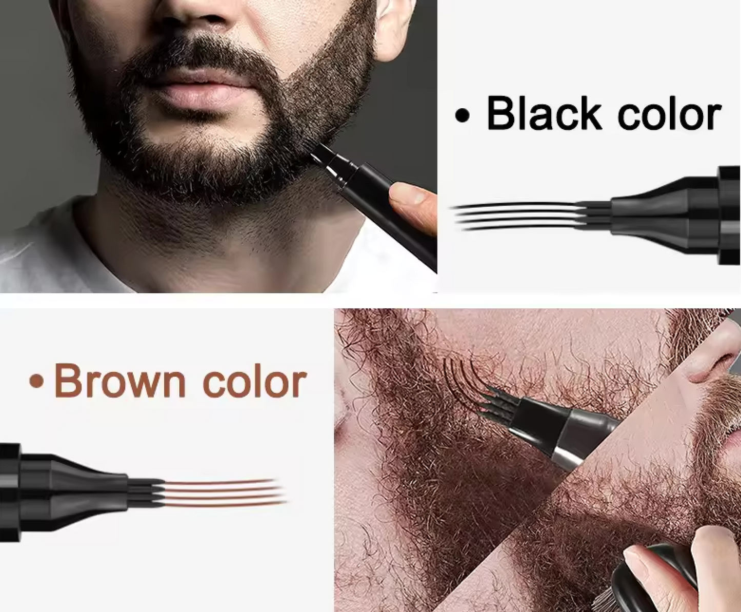 Beard Filler Pen ➕ Brush Set